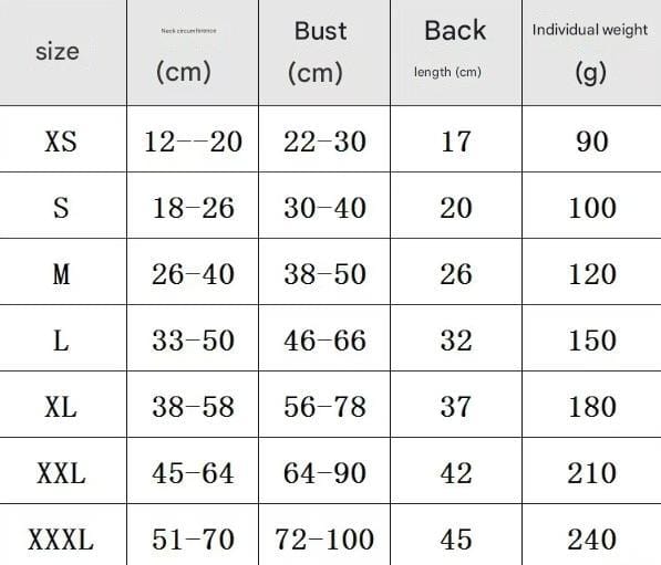 XL Dog Vest Jacket - Warm, Soft, and Comfortable Dog Coat for Winter, Calming and Insulating Dog Apparel